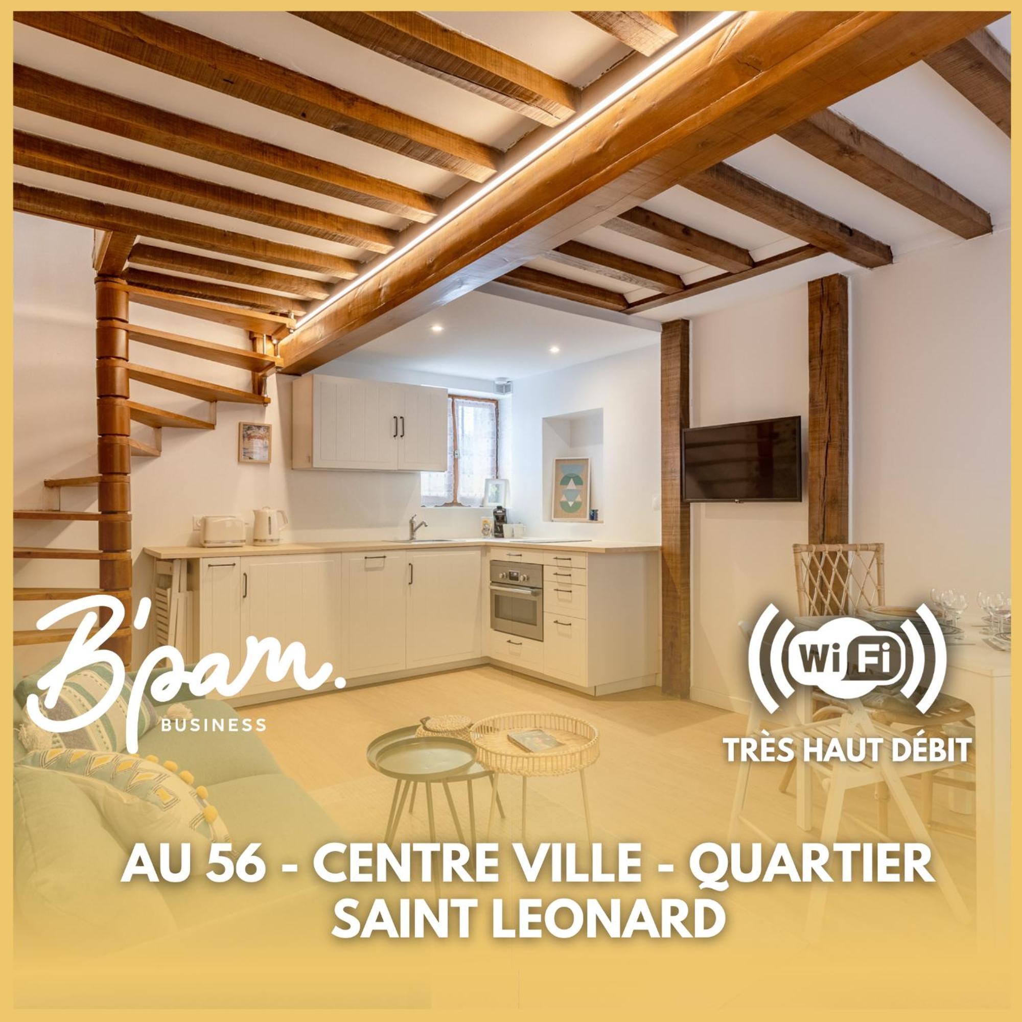 Au 56 - Centre Ville - Quartier Saint-Leonard Онфльор Екстериор снимка